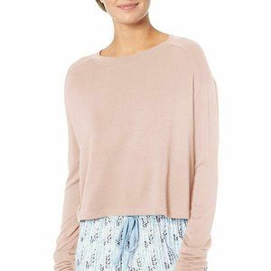 Mae Women’s French Terry Long Sleeve Pullover, S